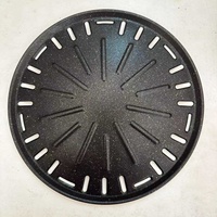 Poêle à griller ronde pour charbon de bois à fond plat gril électrique poêle à frire extérieure poêle à frire antiadhésive modèle d'abeille fer