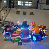 Manège Électrique Moderne Personnalisé pour Enfants en Forme d'Avion, Équipement de Parc d'Attractions, Mini Carrousel