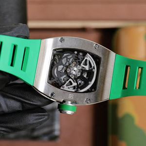 Montre <span class=keywords><strong>mécanique</strong></span> automatique classique Tonneau010 au design ajouré pour homme, montre de haute qualité <span class=keywords><strong>en</strong></span> acier inoxydable avec calendrier - Product Image 6