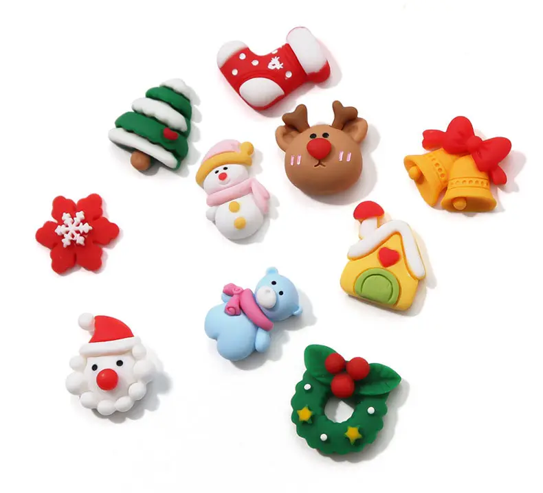 Nail Art 3D Decoration Nails Tips Deco Christmas New Arrived Design Tree Ornaments Christmas Series Mini Resin Accessories