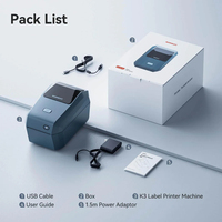 Imprimante d'étiquettes thermiques multifonctionnelle Niimbot K3 Smart Maker Machine pour bracelets de patients, dispositif médical pour hôpital