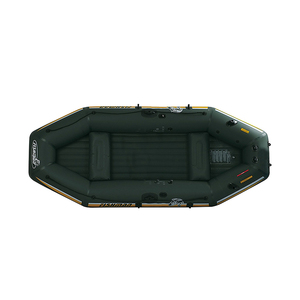 Bateau de pêche gonflable en plastique pour 4 personnes, grand modèle, avec accessoires, bateaux à rames, bateaux de pêche à vendre, bateau gonflable pas cher - Product Image 3