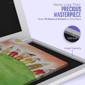 กรอบรูปศิลปะสำหรับเด็กกรอบงานศิลปะทำจากไม้สำหรับเด็กเปิดด้านหน้าสำหรับ<span class=keywords><strong>วาด</strong></span>ภาพโปสเตอร์ - Product Image 5