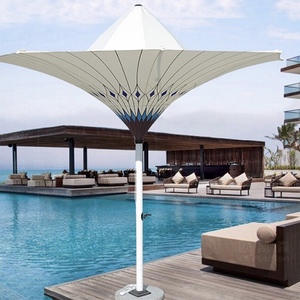 Modern LED Flower Shape Solar <b>Umbrella</b> Garden Sets for Patio Poolside Beach-for Parasol - Product Image 5