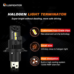 LUXFIGHTER 8000LM H1 H4 H7 H11 9005 9006 HB2 HB3 HB4 9012 h13 voiture moto <span class=keywords><strong>tracteur</strong></span> <span class=keywords><strong>led</strong></span> phare ampoule <span class=keywords><strong>projecteur</strong></span> - Product Image 2