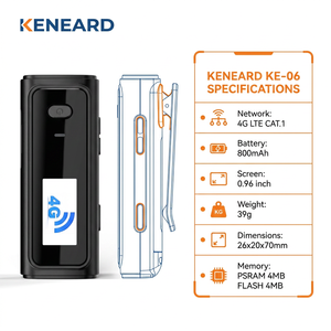 Radio PoC 4G de 39g, Ultraligero, Diseño Mini con Clip, Batería de 800mAh, Pantalla a Color, para Hoteles y Servicios, KENEARD KE-06 - Product Image 4