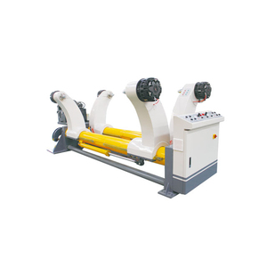 Macchina per la produzione di scatole di cartone ondulato, avvolgitore idraulico, srotolatore automatico, - Product Image 1