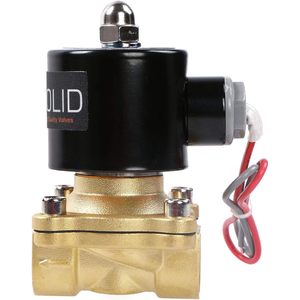EE. UU. Válvula solenoide eléctrica de latón sólido de 1/2 pulgada, 24 VCA, N.C., para gas, aire y combustible - Product Image 3