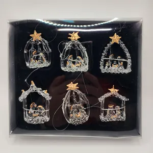 ホットセール飼い葉桶聖父聖母イエスシリーズクリスマスデコレーション