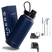 Bouteille d'eau sans BPA, sport, logo personnalisé, gourde Aqua, gobelet de voyage, thermos en acier inoxydable, bouteilles d'eau potable