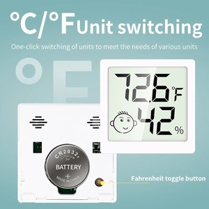 Mini Station Météo Intérieure/Extérieure LCD Électronique Numérique avec Hygromètre et Thermomètre Compatible Maison Intelligente - Product Image 4