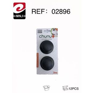 Chunu Pot Top 2Pcs Black Kitchenware Accessory - Product Image 3