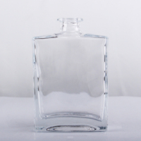 Bouteille en verre de 750 ml avec bouchon en liège, sérigraphiée pour le vin, le brandy, le gin, le whisky, la vodka, la tequila et les spiritueux