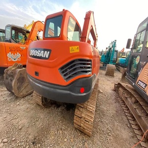 Excavadora de cadenas Doosan DX75 usada de 7.5 toneladas, excavadora pequeña con motor Doosan D34, sistema hidráulico original, excavadora Doosan de segunda mano - Product Image 2