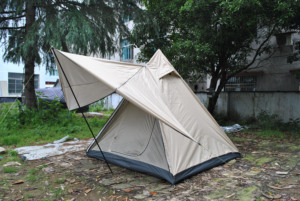 Carpa <span class=keywords><strong>tipi</strong></span> para 4 personas resistente al agua grande de color caqui, instalación instantánea de doble capa para acampar en familia, estilo <span class=keywords><strong>Tipi</strong></span> - Product Image 6