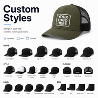 Casquette de baseball trucker personnalisée en cuir avec patch, dos en maille premium, logo cousu de haute qualité, casquette de sport pour hommes et femmes