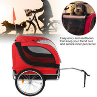 NOUVEAU Remorque à vélo robuste en fer durable, capacité de transport de 50 kg, chariot de transport, chariot à vélo