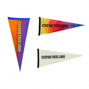 Drapeau de supporter personnalisé en feutre non tissé durable, format mini, pour équipes de football - Product Image 1