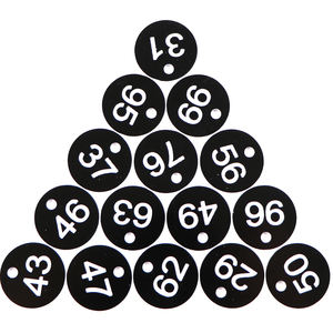 8 видов цветов с круглыми цифрами, 3,5 см - Product Image 1