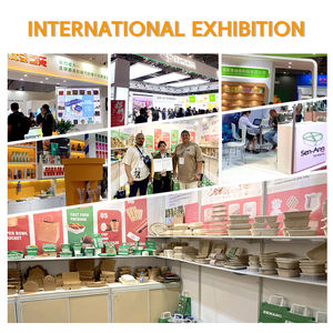 Senang05 Ronde Ronde 1100Ml Verpakkingsdozen Kraftpapier Bento Kom Haal Salade Ramen Soepcontainer 500Ml 750Ml 1000Ml - Product Image 5