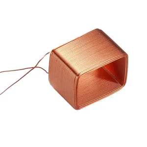 Ac hot high frequency inductors filter air coil winding
