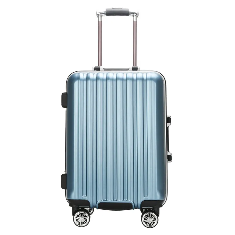 Valise à fermeture éclair en aluminium, 1 ensemble, valise rigide, portable et personnalisée, pour voyage, vente en gros