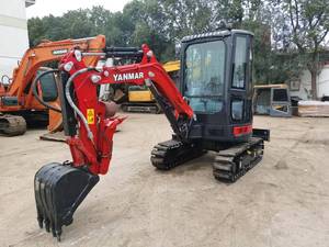 Excellent Condition Yanmar Excavator VIO35 Yanmar Mini Excavator 3.5 Ton with Hydraulic Thumb & Rubber <b>Track</b> Pads - Product Image 2