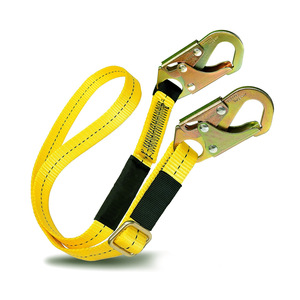 Arnés de seguridad de un solo gancho ajustable Cordón de construcción industrial con correas de poliéster Arnés de eslinga de protección contra caídas - Product Image 1