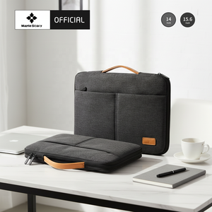 Funda Protectora para Portátil de Poliéster Moderna y Simple con Logotipo Personalizado, Funda Impermeable para Portátil de 13-16 Pulgadas para Empresas - Product Image 1