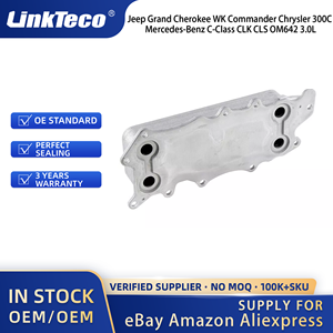 <span class=keywords><strong>Refroidisseur</strong></span> d'<span class=keywords><strong>huile</strong></span> moteur Linkteco pour Jeep Grand Cherokee WK Commander Chrysler 300C Mercedes-Benz Classe C CLK CLS OM642 3.0L 2005-2020 - Product Image 3