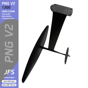 JFS PNG 1300 V2 Aluminum Carbon Hydrofoil-Black 1632sqcm 1 Year Warranty for Wave <b>Surfing</b> & Water Sports PNG 1300 V2 Unisex Wate - Product Image 1