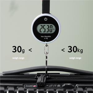 Fabrik Großhandel <span class=keywords><strong>30kg</strong></span> Tragbare elektronische Hänge gepäck waage Angel waage mit Metall haken - Product Image 4
