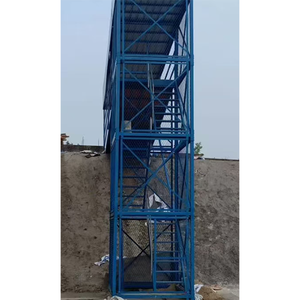 Yüksek mukavemetli çelik merdiven kafesleri hava koşullarına dayanıklıdır ve inşaatçıları güvende tutar. - Product Image 3