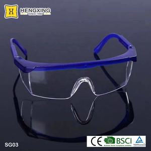 在庫あり1週間配達ブルーブラック20G透明PCレンズ工業用格安安全メガネ - Product Image 2