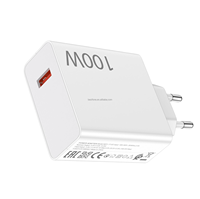 Cargador Rápido USB de 100W para Xiaomi Turbo Charge 100W HyperCharge Combo, Adaptador de Viaje para Xiaomi K70 K80 K90 Pro Max