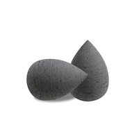 Mélangeur d'éponge de maquillage à base de plantes de coquille de noix de coco avec maquillage biodégradable d'emballage durable