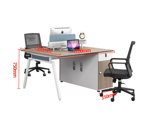 Customized Commercial Furniture Screen Desk Office Partition Workstation Staff <strong>4</strong>/6 Seats Staff Office <strong>Computer</strong> <strong>Table</strong> - Product Image 5