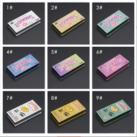 Boîtes d'Emballage pour Cils en Carton Rigide avec Logo Personnalisé, Rose Vison 3D, Vide, Matériaux Recyclés, Laminage Brillant