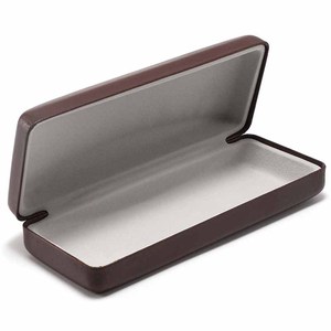 Nouvel étui à lunettes rectangulaire à rabat en cuir PU noir, boîte de rangement pour lunettes et lunettes de soleil, été 2024 - Product Image 4