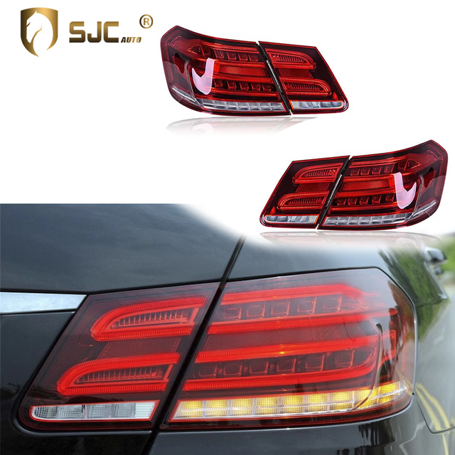 SJC Auto Car Tail Lights LED Rear Lamp for Mercedes Benz E Class W212 Taillight 2009-2015 Automobile Car Accessories