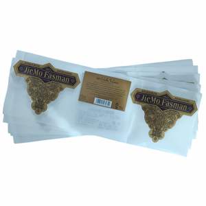 Autocollants d'étiquette de vin en papier texturé de luxe privé auto-adhésif personnalisé en gros - Product Image 3