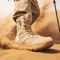 Bottes tactiques légères, respirantes, pour le désert, résistantes au sable, bottes de randonnée professionnelles pour l'extérieur, unisexe