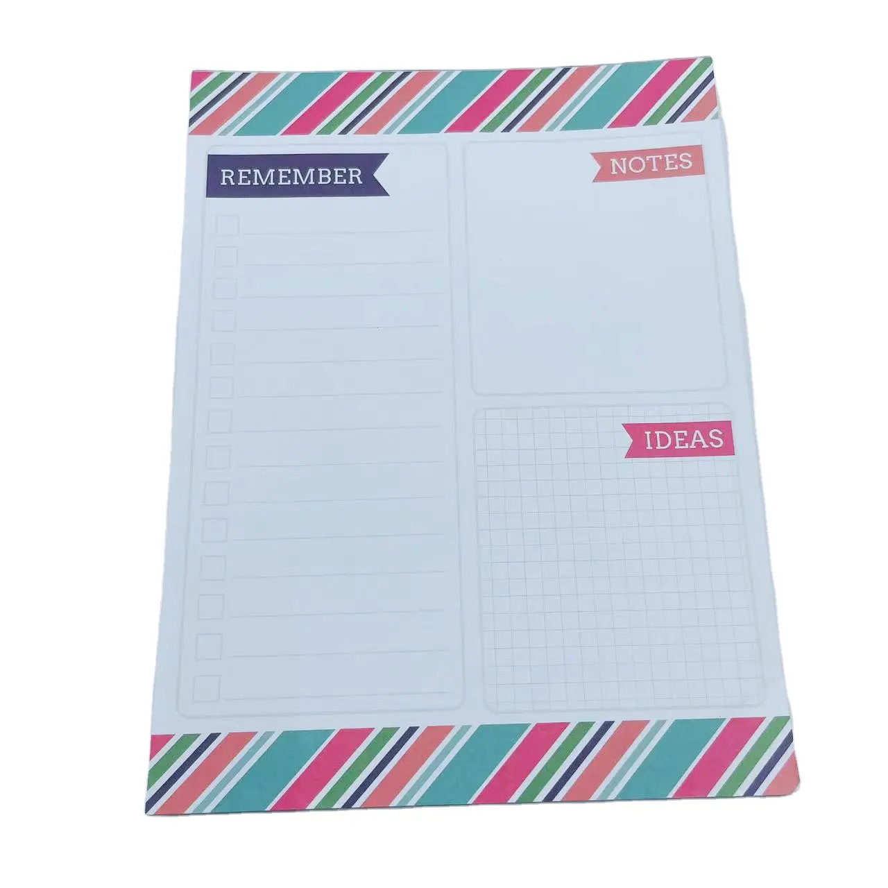 Weely Planner Bloc-notes personnalisé à retenir