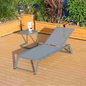 Chaise longue <span class=keywords><strong>de</strong></span> piscine avec roues métal <span class=keywords><strong>aluminium</strong></span> mobilier d'extérieur empilable <span class=keywords><strong>jardin</strong></span> plage chaise longue lit pour hôtels <span class=keywords><strong>de</strong></span> loisirs - Product Image 5