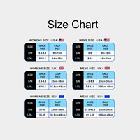 Calcetines de Compresión Profesionales para Correr, Deportes al Aire Libre, Soporte Muscular, Nailon 80%, Diseño con Bloques de Color, para Hombres y Mujeres, Deportivos