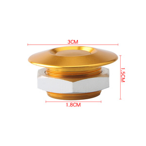 Kit de Verrous de Capot Mini Racing 30mm à Libération Rapide par Bouton-Poussoir, en Aluminium Usiné CNC de Précision, Vente Directe Usine - Product Image 2