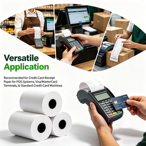 Rotoli di Carta Termica per Registratore di Cassa 57mm 58mm 80mm per Ricevute, Sistemi POS e <span class=keywords><strong>ATM</strong></span>, Scontrini, Schede Ordini, Schede Bar, Schede Bevande, Fatture - Product Image 2