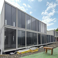 20FT 40FT Mini Conteneur Maison Préfabriquée Conteneur Portable Maisons Modulaires Préfabriquées en Acier