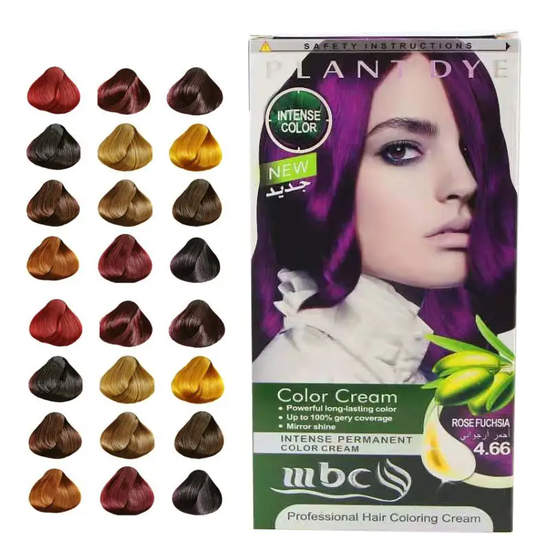 On Sale Salon Use Home Use Professional Permanent Non Allergic Hair Color 100% Gray Coverage Hair Dye Wholesale Price