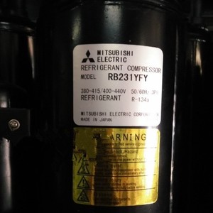 Compresseur scroll Mitsubishi Electric RB231YFY 800W R134a 380V 50Hz triphasé pour climatiseur - Product Image 4